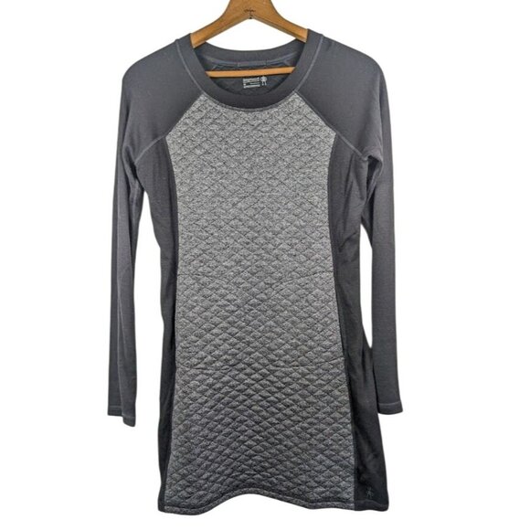 Smartwool Women's Mini Dress Size Medium Diamond Peak Quilted Merino Gorpcore - Picture 1 of 8